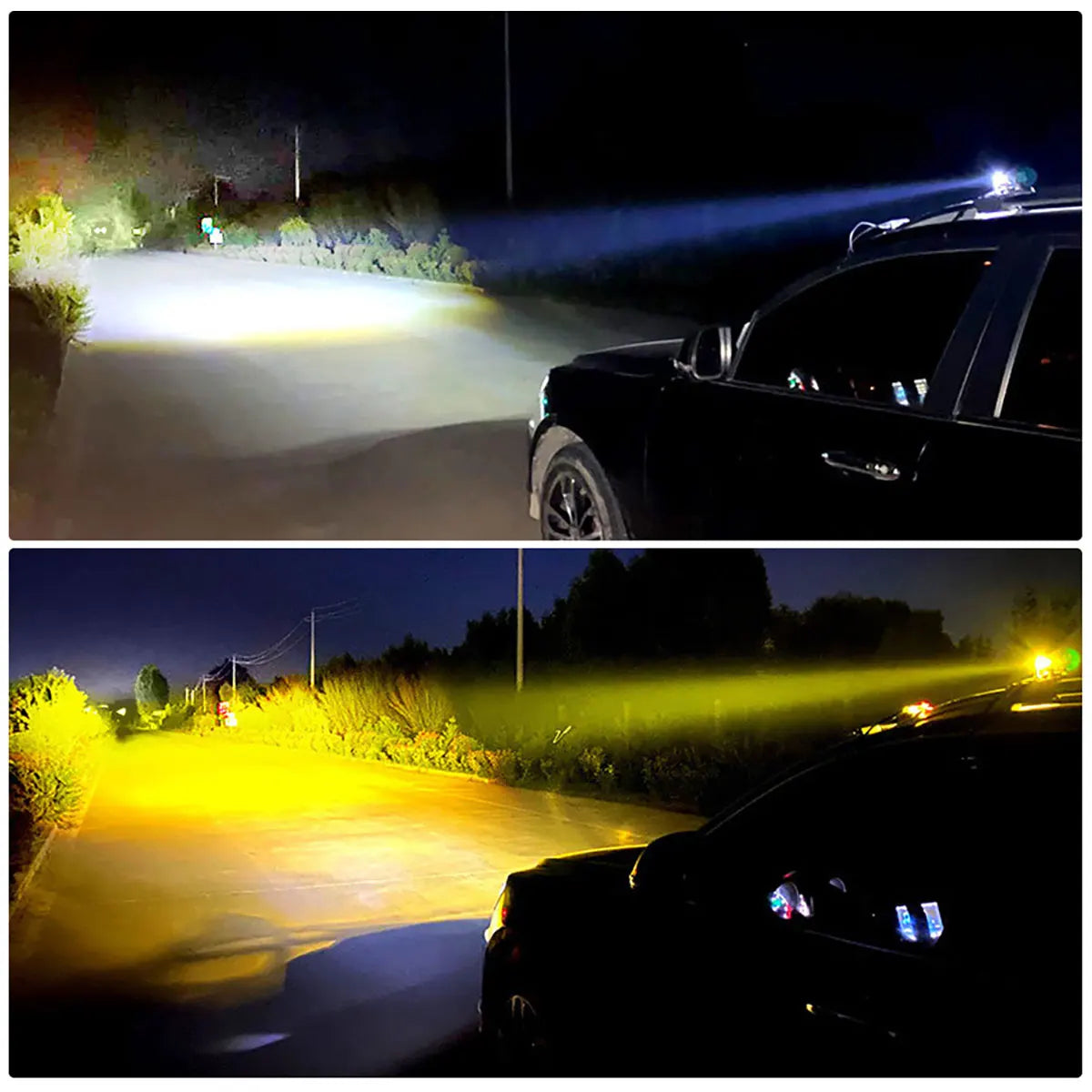 2Pcs Spot Flood Combo Beam Led Light Bars Off Road LED Work Light For Car 4x4 ATV SUV Led Auxiliary Modified Headlights