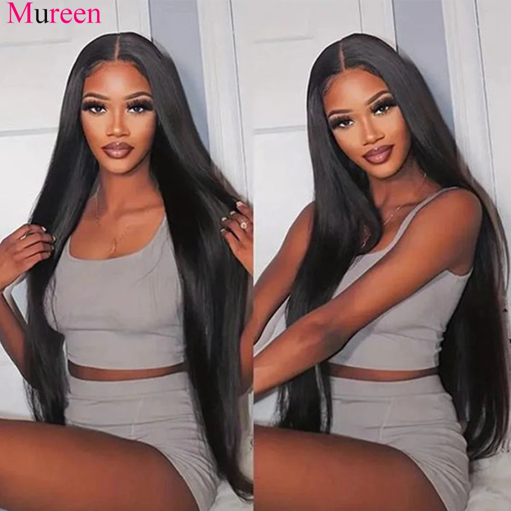 250% Density Straight Hair 13x6 HD Lace Frontal Wig 100% Human Hair 13x4 Full Lace Front Wig For Women Human Hair Wigs
