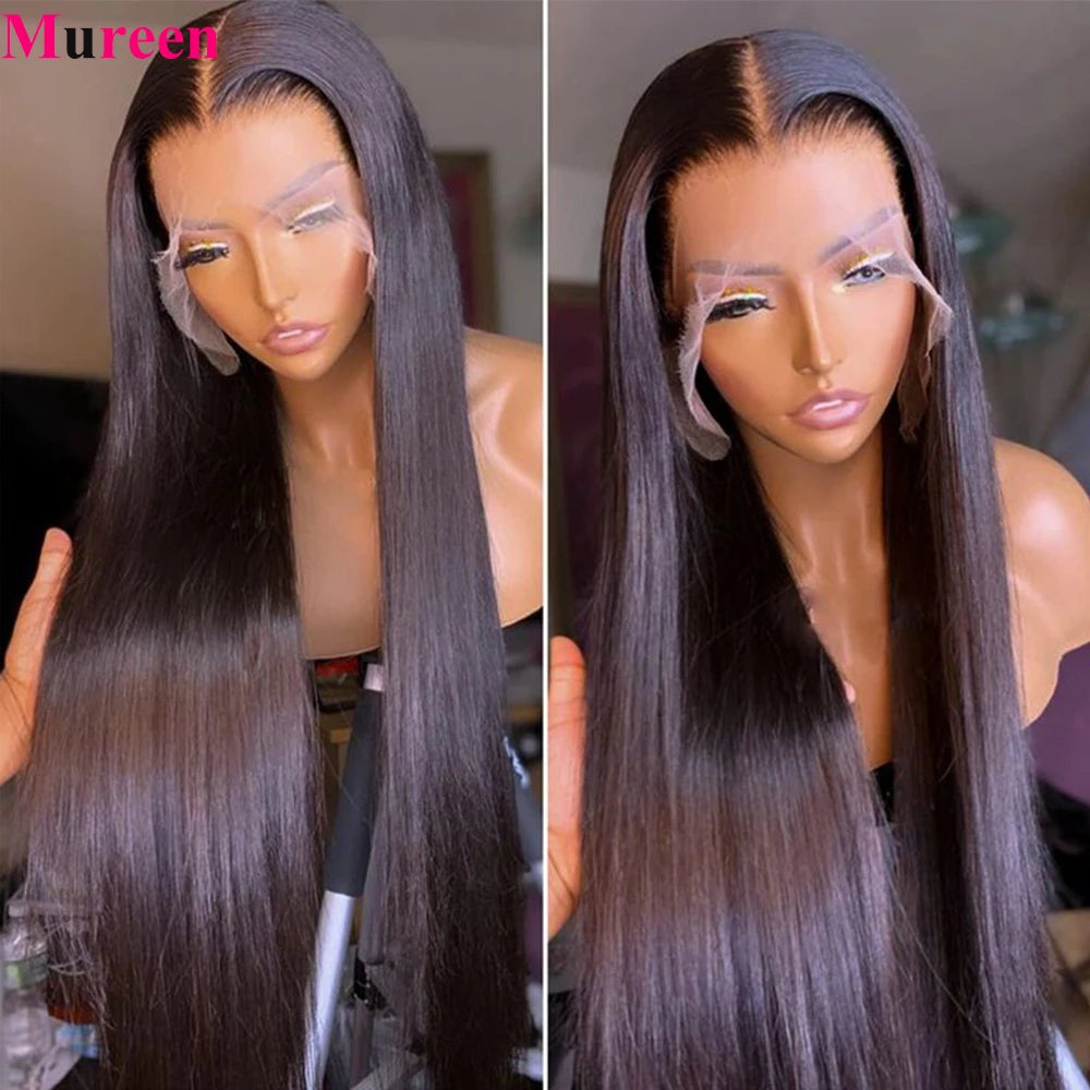 250% Density Straight Hair 13x6 HD Lace Frontal Wig 100% Human Hair 13x4 Full Lace Front Wig For Women Human Hair Wigs