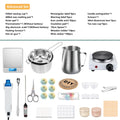 DIY Candle Craft Tools Kit with Wax Melting Hot Plate, Candle Making Supplies Accessories, Aromatherapy Wax Candle Making Kit