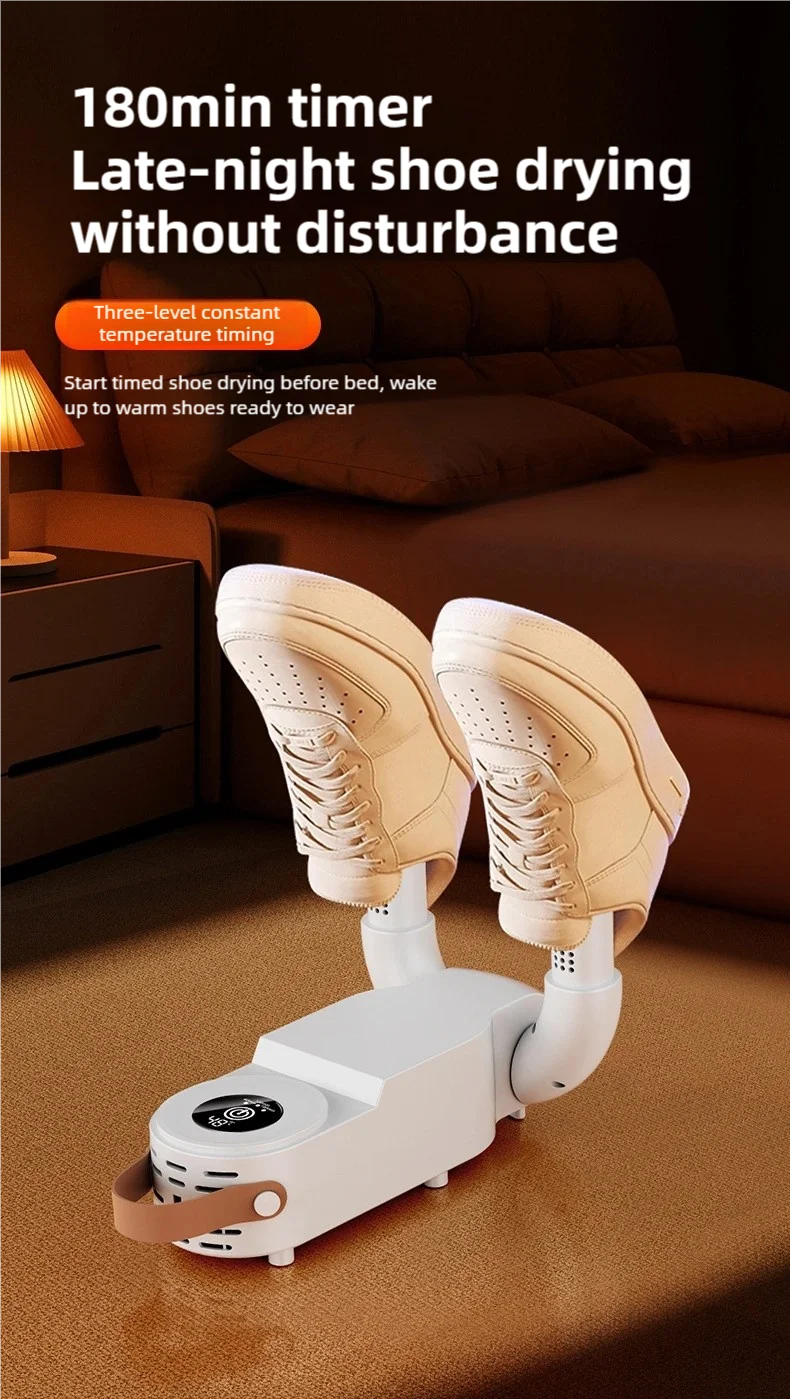 TINSOL New Foldable Touch Screen Shoe Dryer Fast Heating Sterilization Heater Socks Dryer Shoe Hot Air Deodorizing Dehumidifier