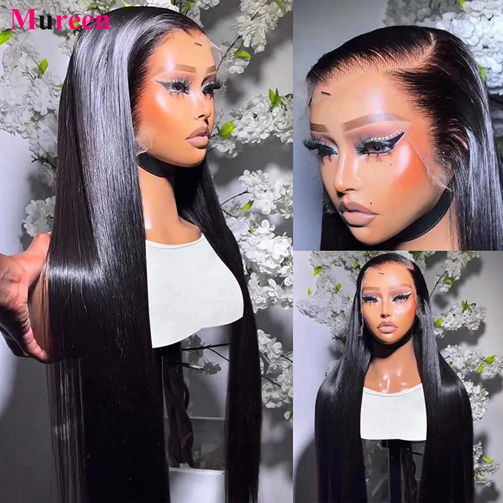 250% Density Straight Hair 13x6 HD Lace Frontal Wig 100% Human Hair 13x4 Full Lace Front Wig For Women Human Hair Wigs