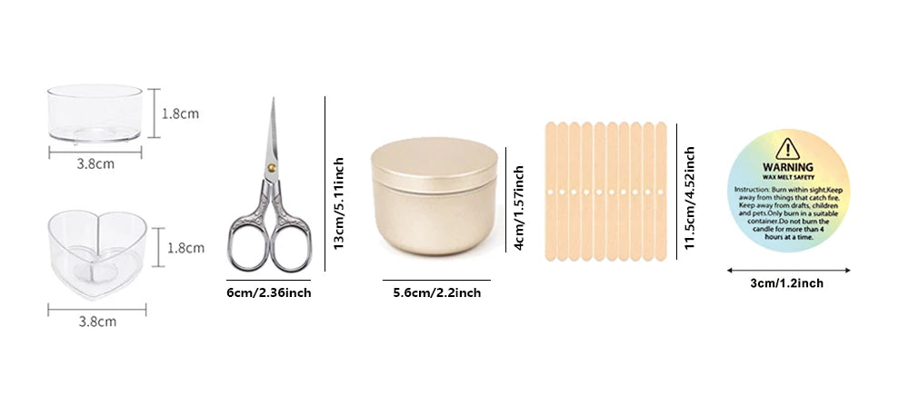 DIY Candle Craft Tools Kit with Wax Melting Hot Plate, Candle Making Supplies Accessories, Aromatherapy Wax Candle Making Kit